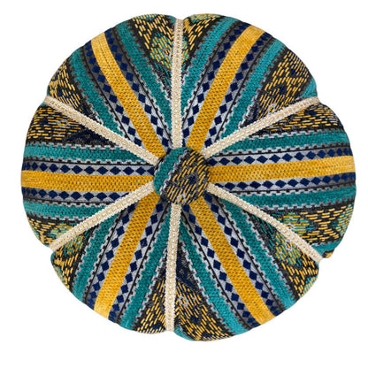 Moroccan Stuffed Fabric Pouf