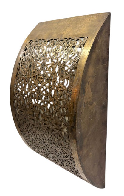 Half Moon Medallion Sconce