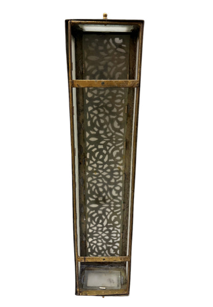 Tall Interlocking Panel Sconce