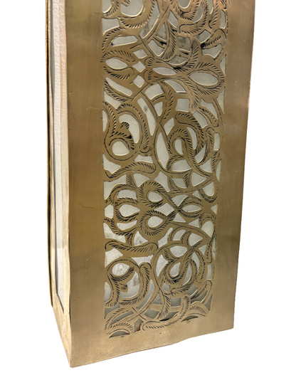 Tall Interlocking Panel Sconce
