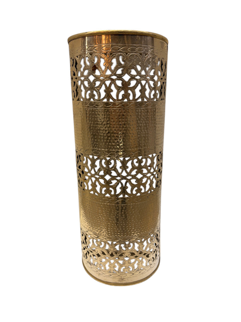 Half Cylinder Brass and Silver Wall Sconces
