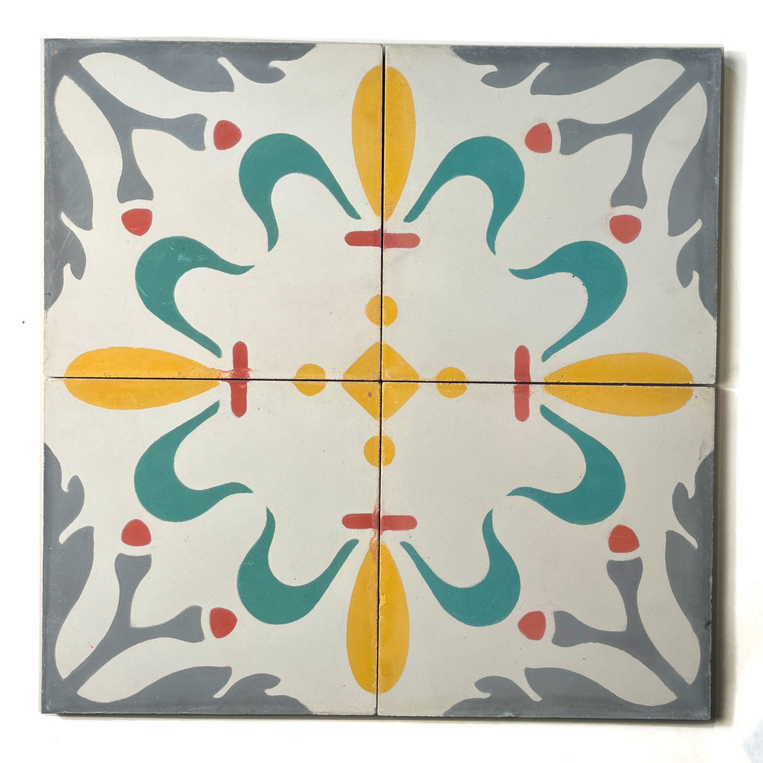 Riad (Teal Multi) Cement Tile