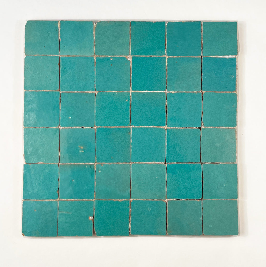 2x2 Aqua Zellige Mosaic Tile