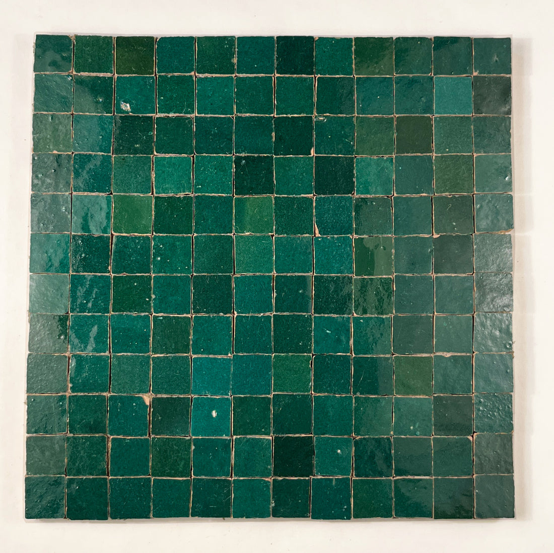 1×1 Evergreen Zellige Mosaic Tile