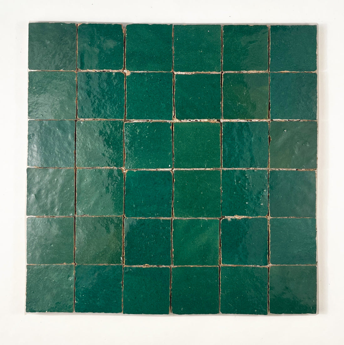 2x2 Evergreen Zellige Mosaic Tile