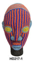 Handmade African Beaded Head Sculptures