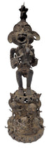 Antique Hand Forged Bronze Cameroon Sculpture
