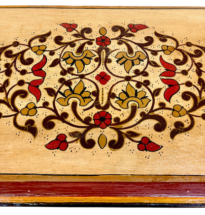 Hand-Painted Cabinet with Moucharabieh Doors