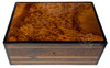 Wooden Thuya Jewelry Box with Storage Compartment