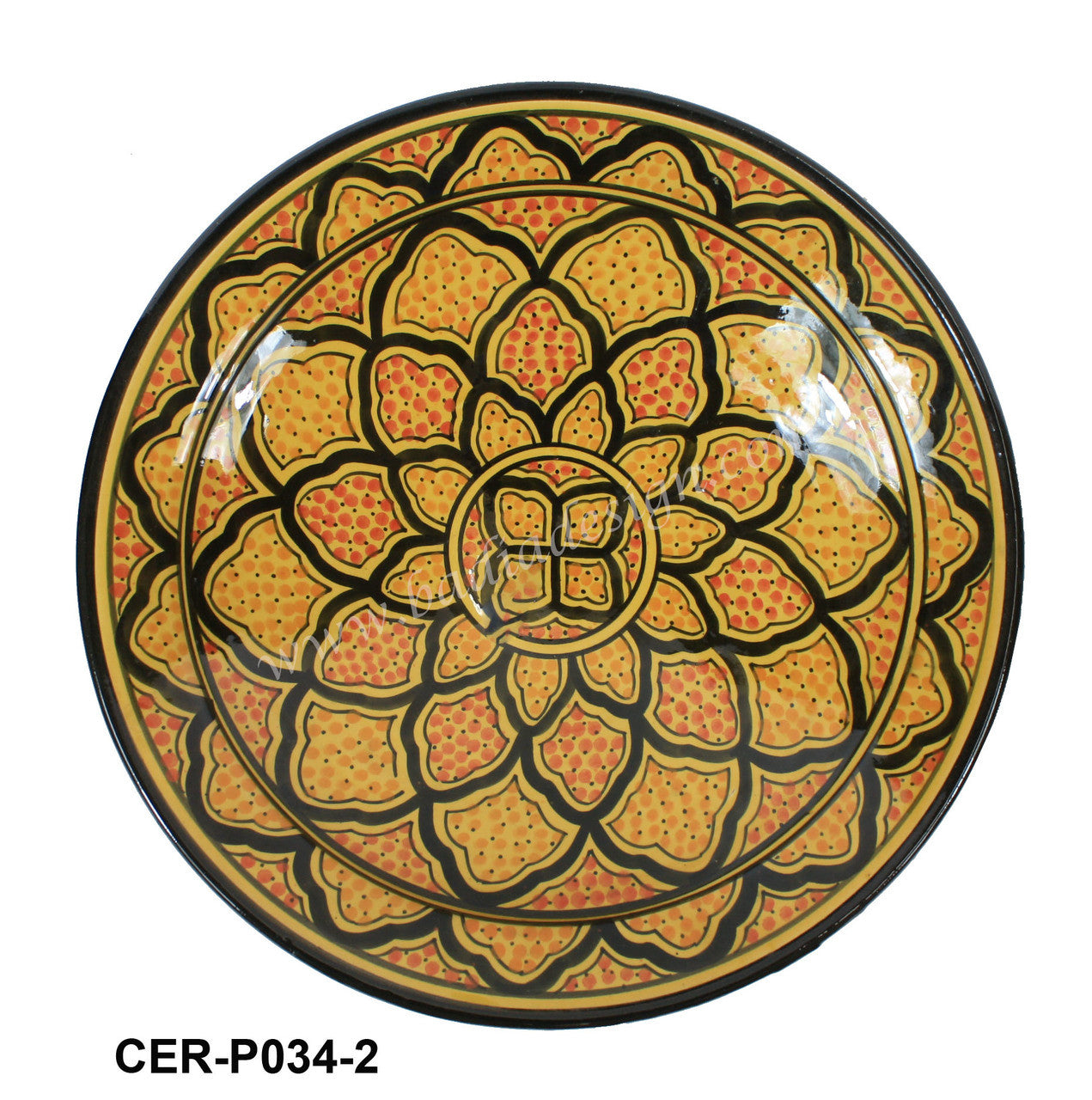 Hand Painted Ceramic Plate