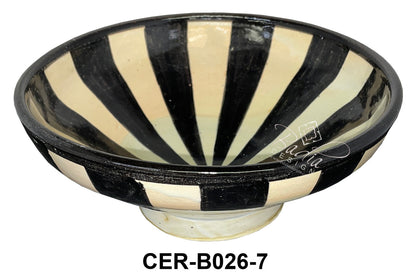 Multi-Color Hand Painted Ceramic Bowls