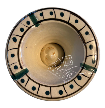 Decorative Hand-Painted Ceramic Ashtrays