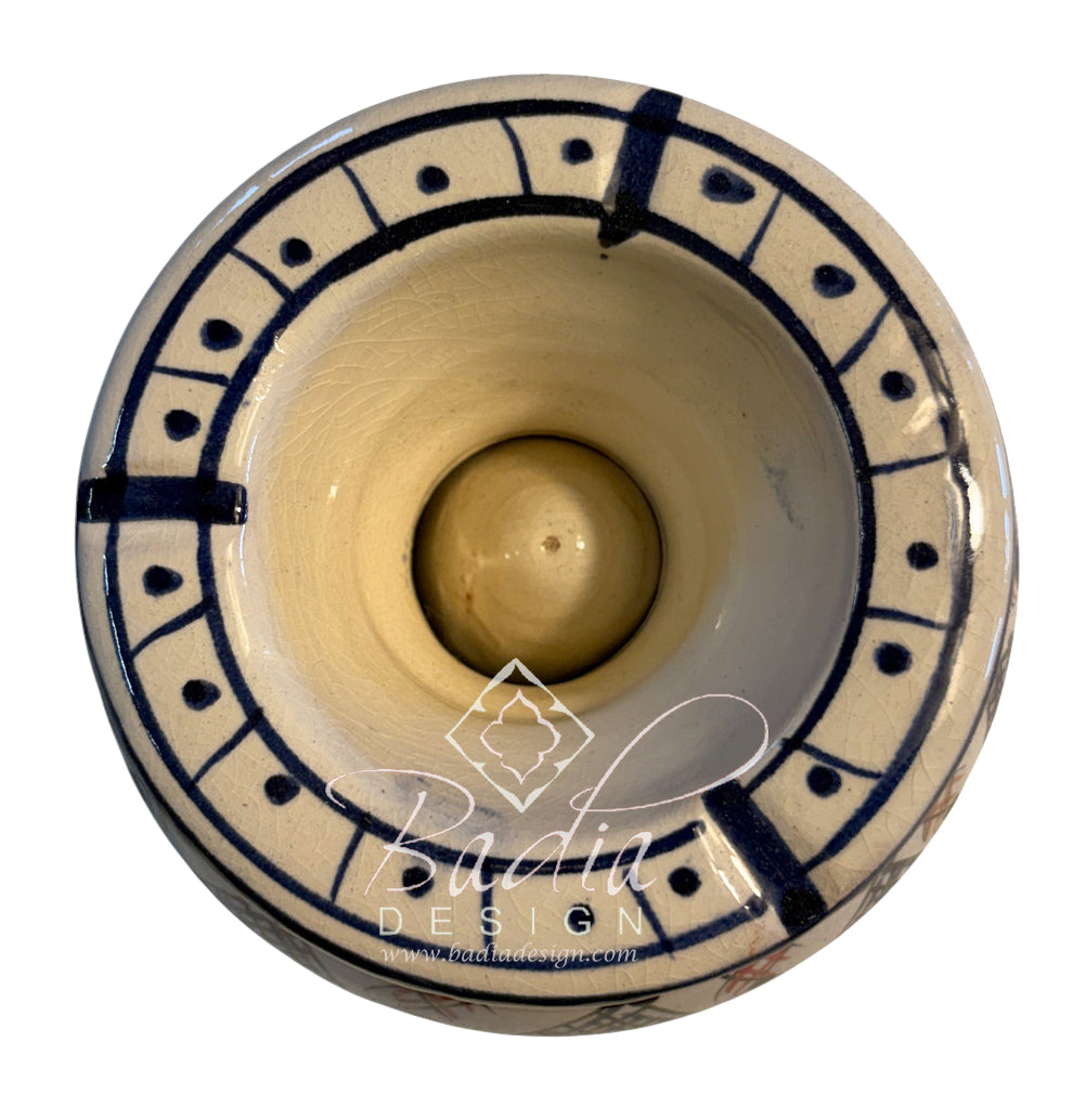 Decorative Hand-Painted Ceramic Ashtrays