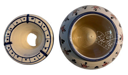 Decorative Hand-Painted Ceramic Ashtrays