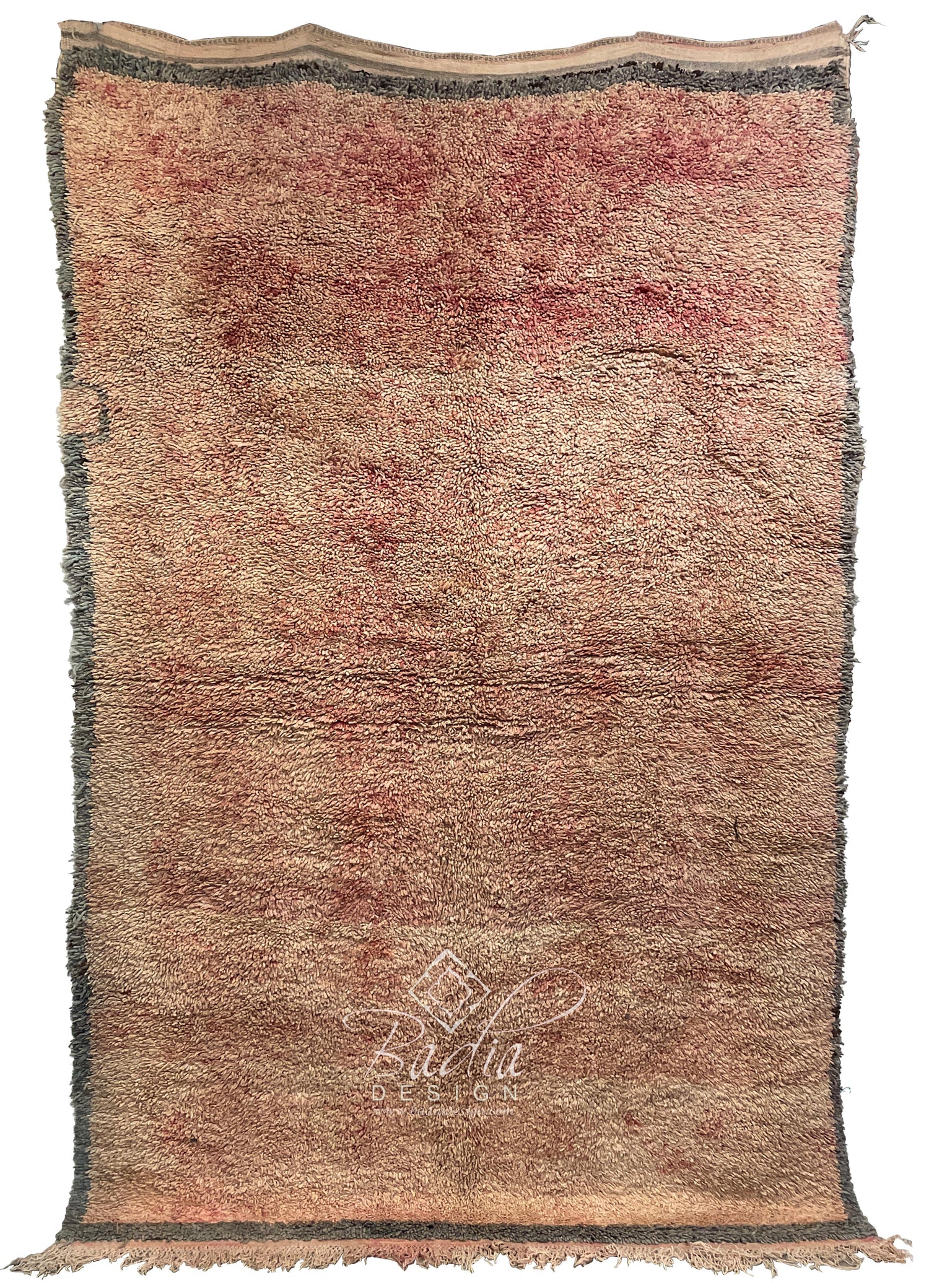 Faded Red Vintage Moroccan Berber Rug