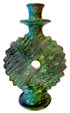 Decorative Green Moroccan Tamegroute Medallion Candleholder