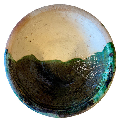 Half-Glazed Tamegroute Ceramic Bowl