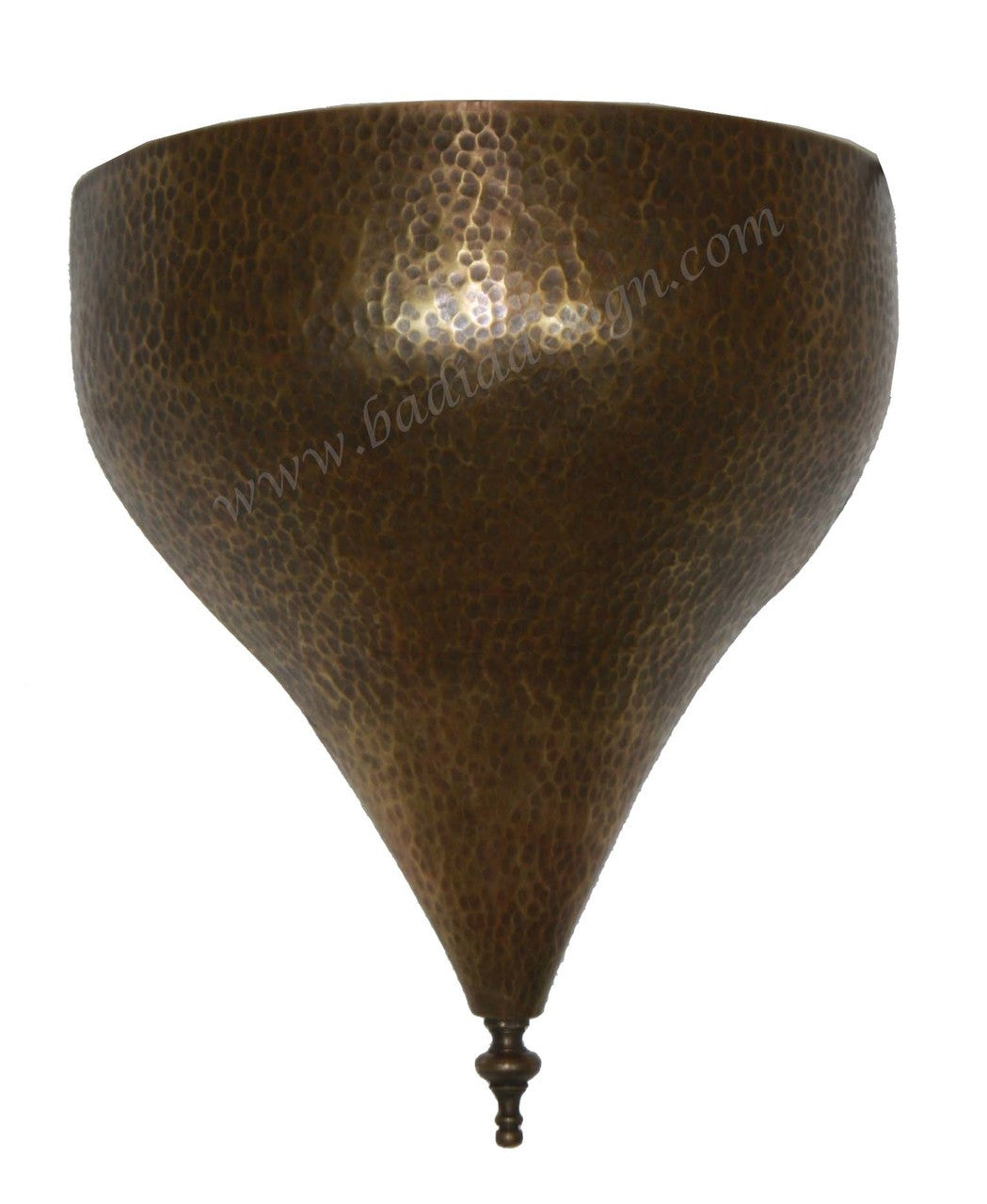 Half Moon Brass Wall Sconce
