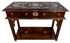 Hand carved Moroccan console with bone inlay