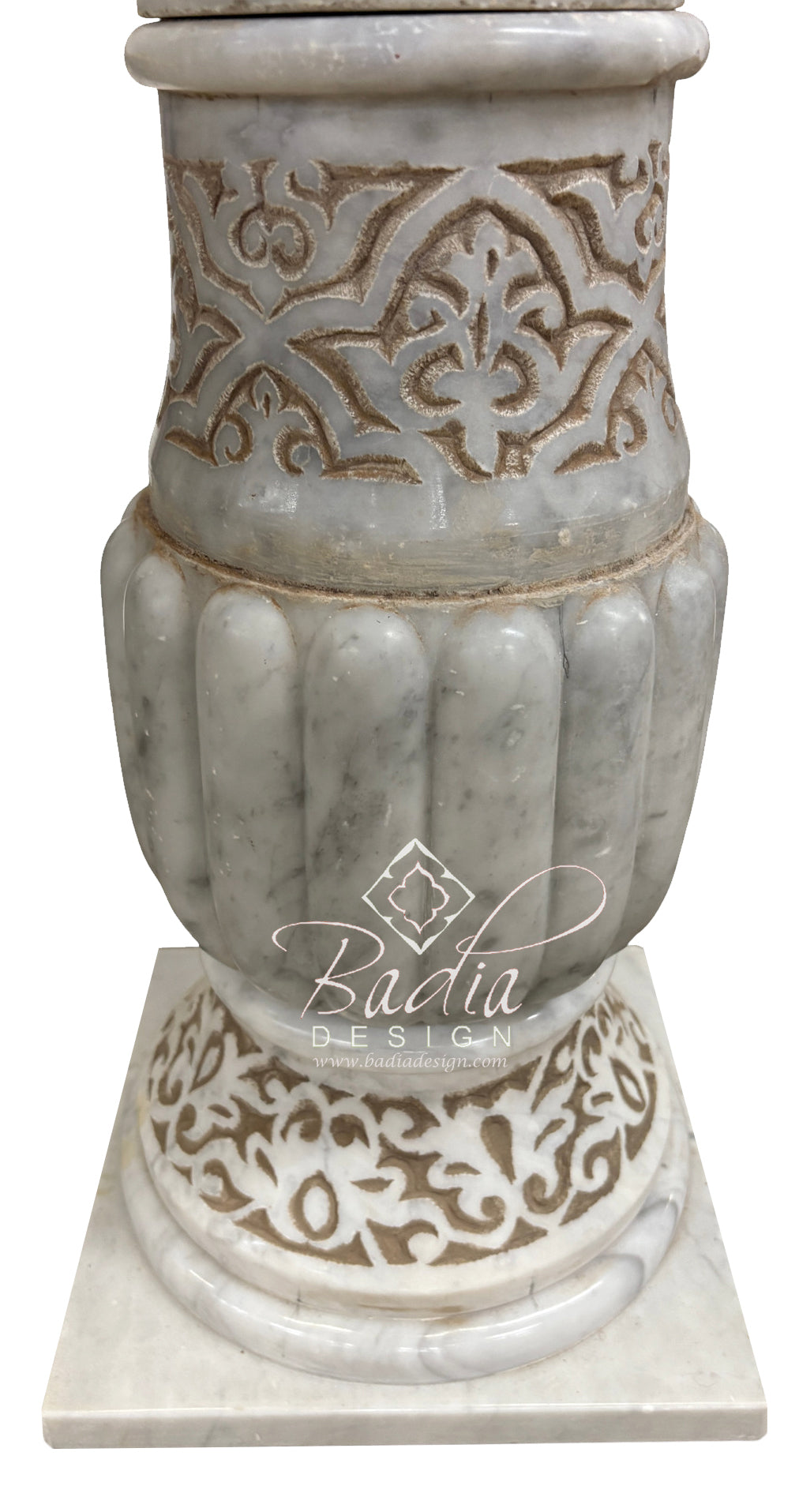 Hand Engraved Marble Water Fountain