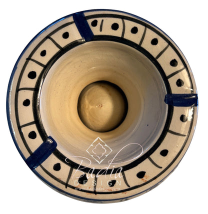 Hand-Painted Multi-Color Ceramic Ashtrays
