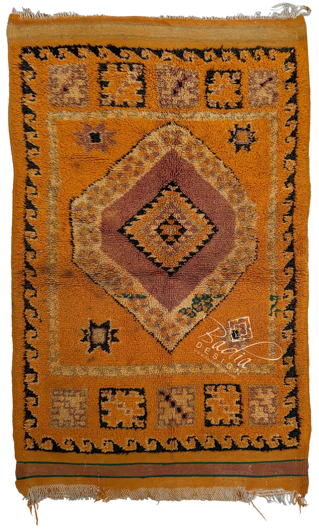Multi-Color Moroccan Handmade Tribal Area Rug