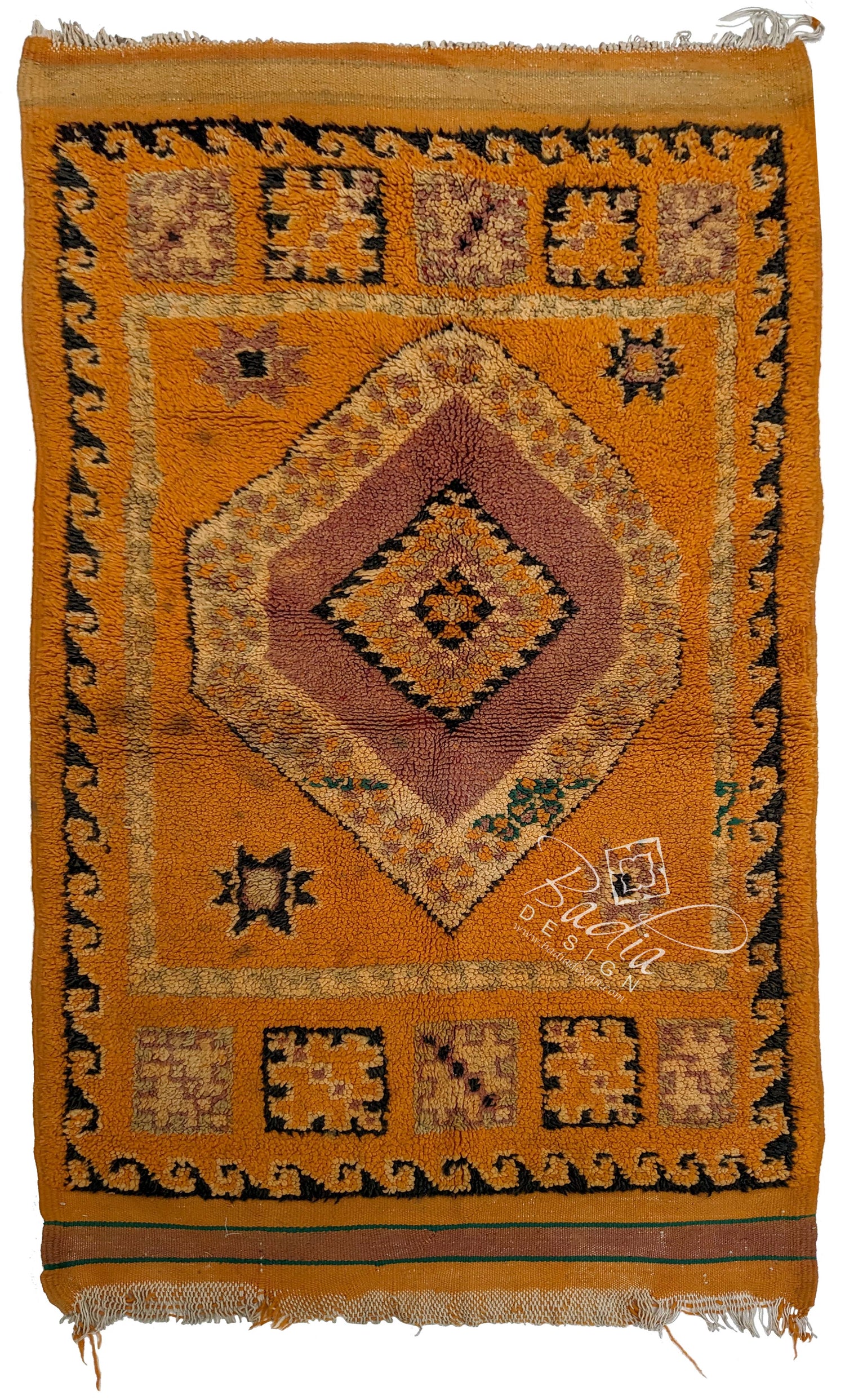 Multi-Color Moroccan Handmade Tribal Area Rug