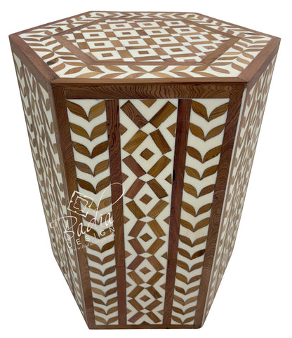 Cedar Wood and Resin Inlay Table