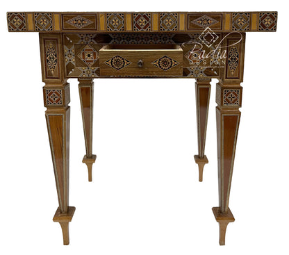 Handcrafted Syrian Design Inlay Gaming Table