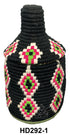 Black Authentic Moroccan Berber Baskets in Bright Vivid Colors
