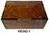 Wooden Thuya Jewelry Box with Storage Compartments