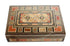 Moroccan Inlaid Wooden Jewelry Box with Geometric Designs
