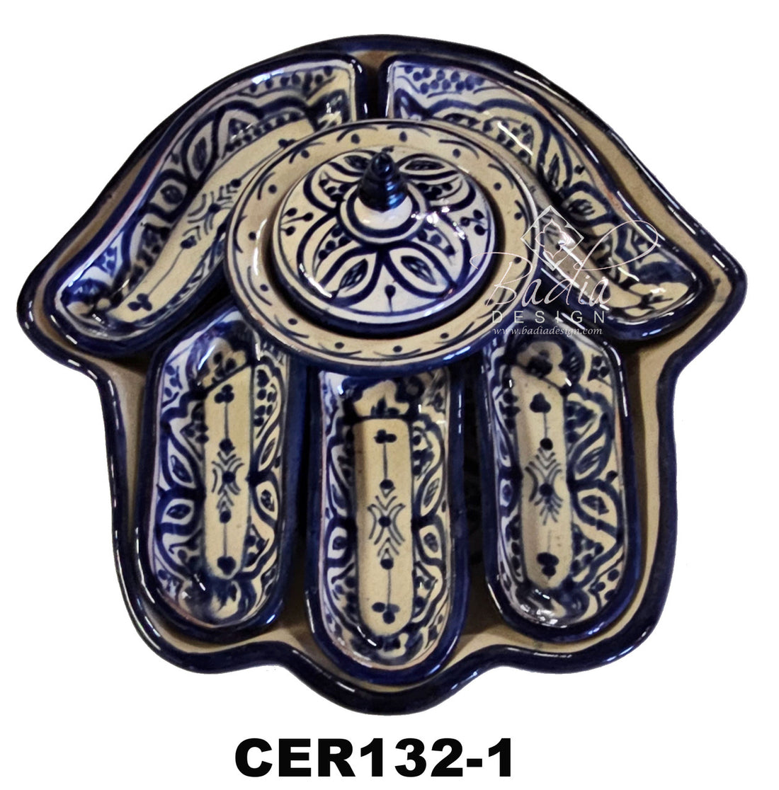 Kamsah Hand Ceramic Serving Trays