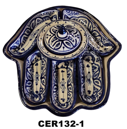 Kamsah Hand Ceramic Serving Trays