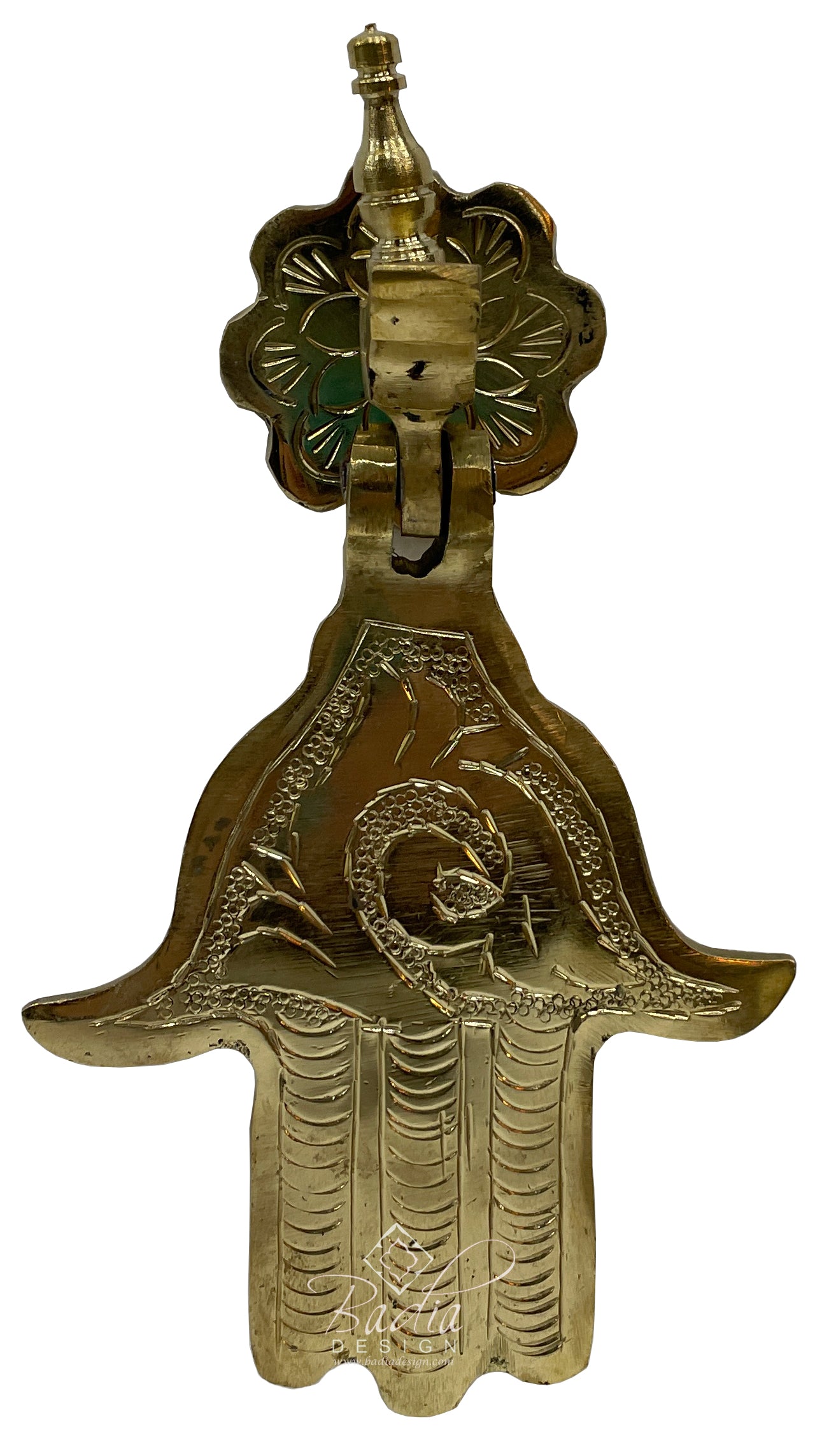 Khamsa Hand of Fatima Brass Door Knocker