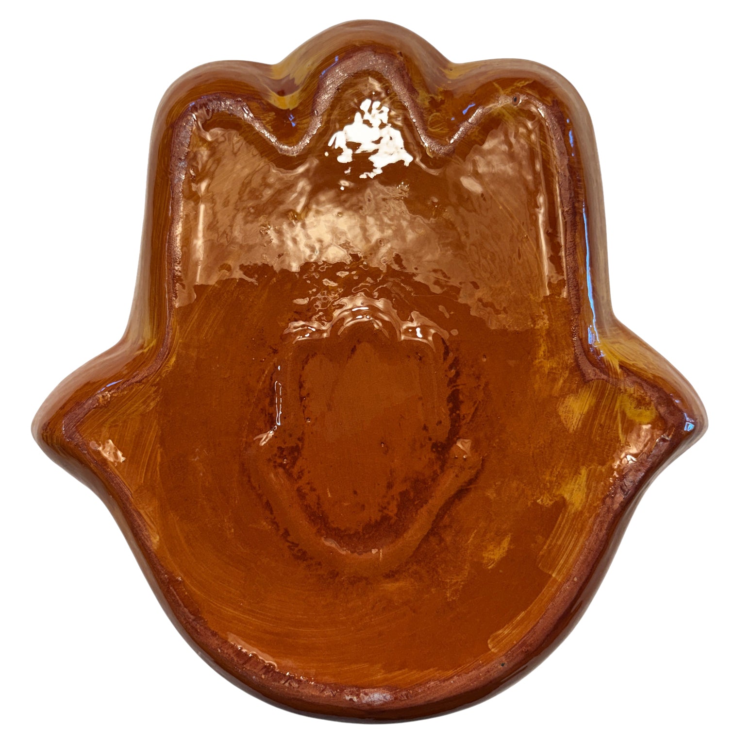 Khamsa Hand of Fatima Ceramic Serving Trays