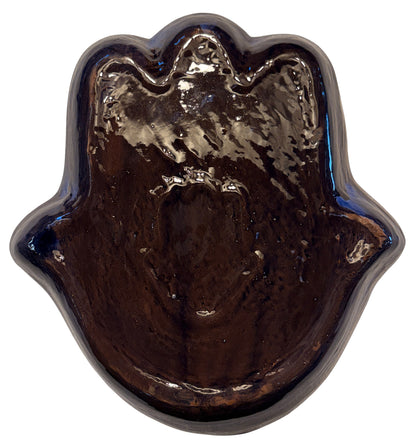 Khamsa Hand of Fatima Ceramic Serving Trays
