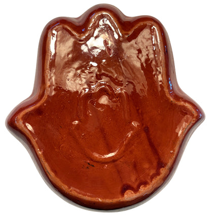 Khamsa Hand of Fatima Ceramic Serving Trays