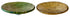 Large Green and Yellow Moroccan Tamegroute Bowls