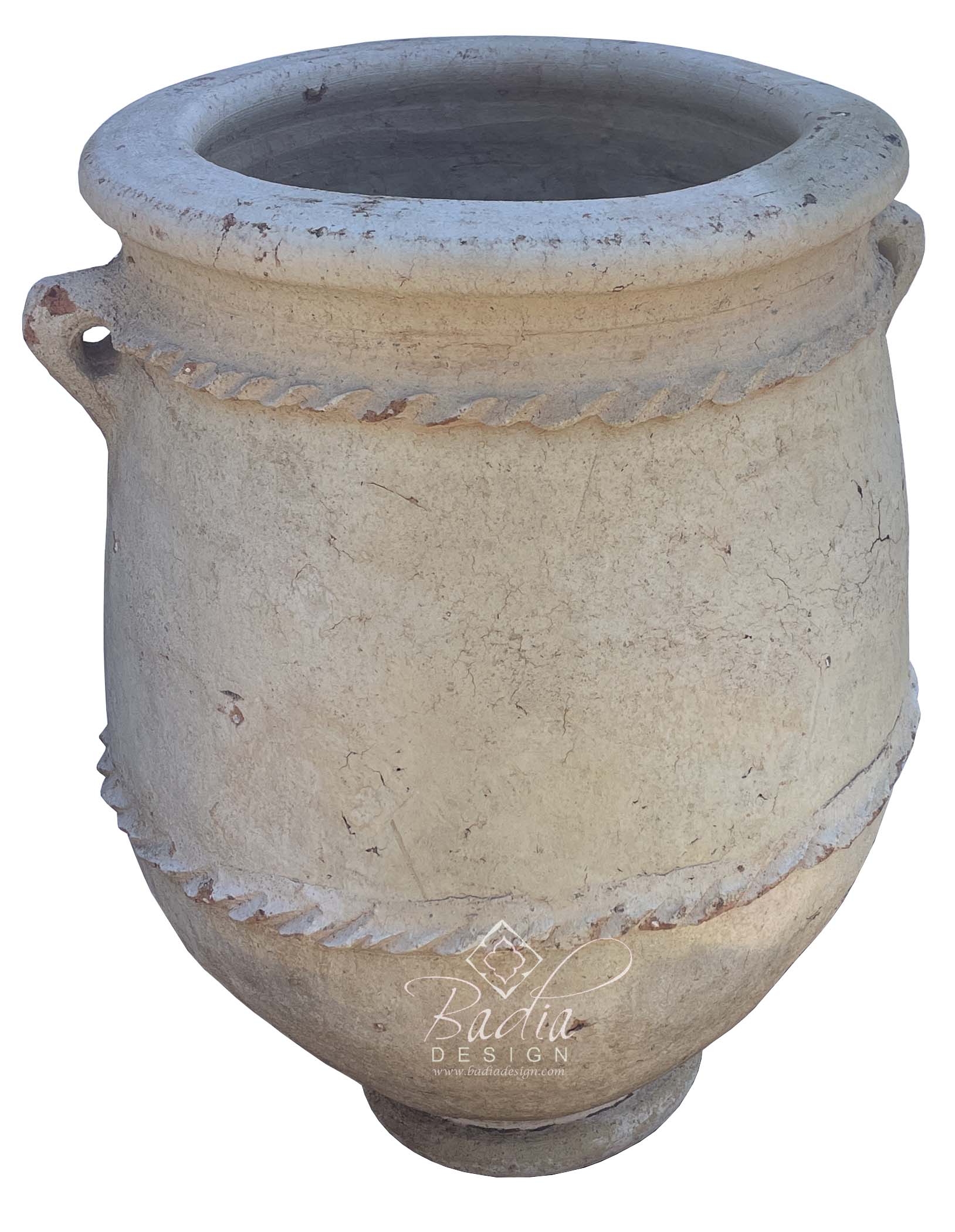 Large Moroccan Clay Planter