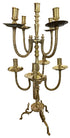 Large Ornate Moroccan Brass Candle Holder Stand