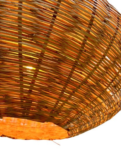 Large Raffia Hanging Lantern