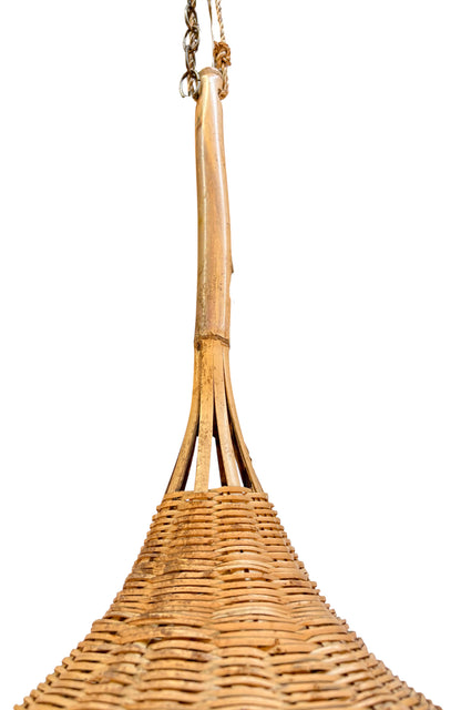 Large Raffia Hanging Lantern