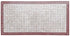 Large Brick Red and Beige Moroccan Rectangular Tile Table Top