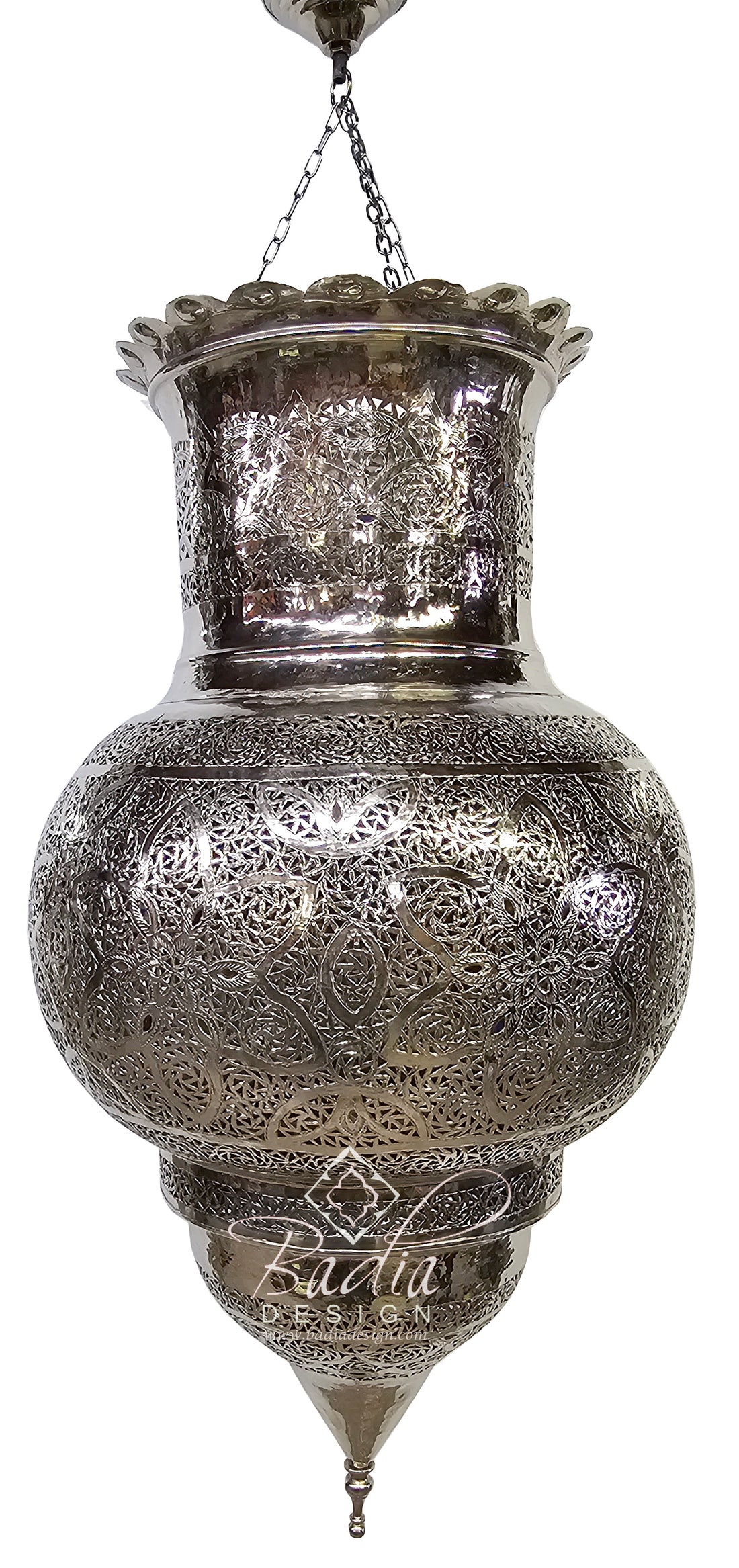 Large Silver Chandelier