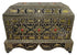 Large Traditional Moroccan Brass Storage Box, front view