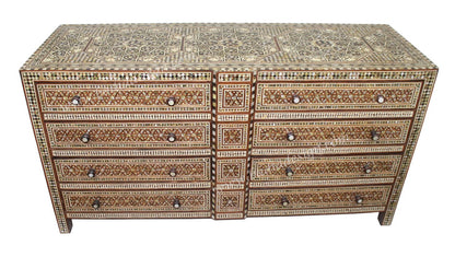 Large Syrian Mother of Pearl Inlay Dresser