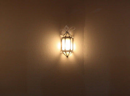 Multi-Color Glass Wall Sconce