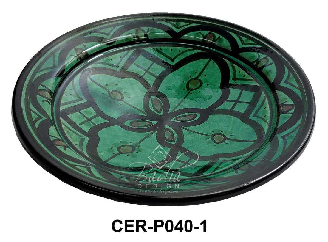 Medium Hand Painted Ceramic Plate