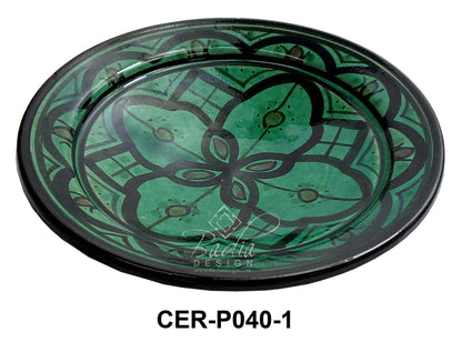 Medium Hand Painted Ceramic Plate